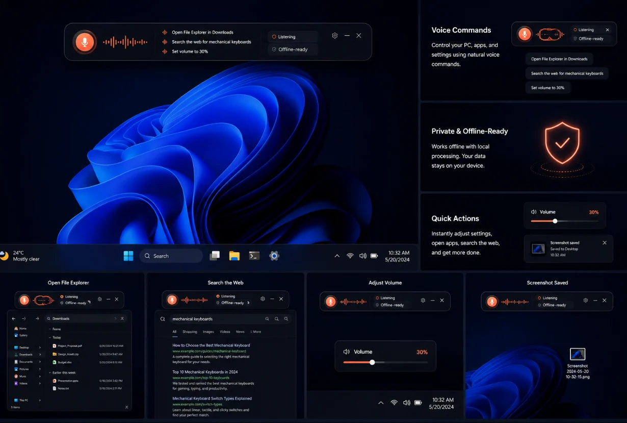 AI Voice Assistant for Windows screenshot 1